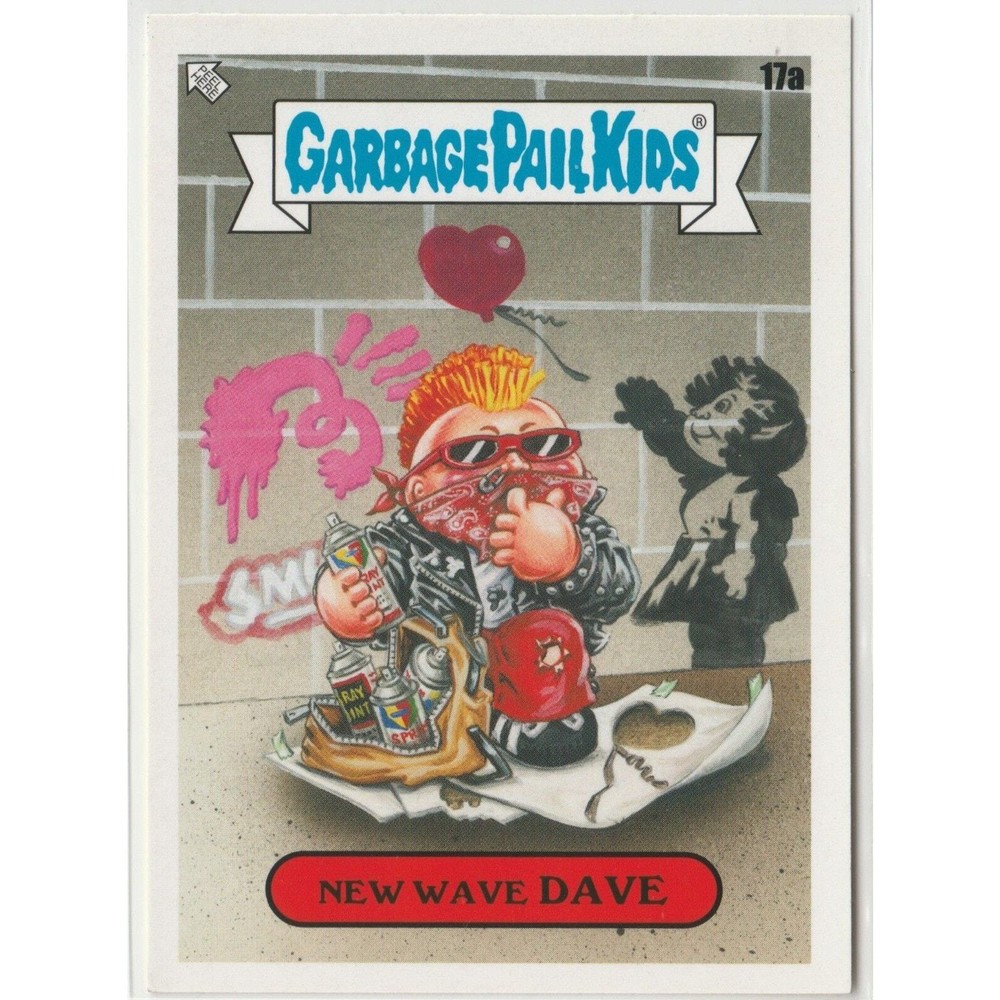 New Wave Dave #17a Garbage Pail Kids GPK 2020 35th Anniversary Series Banksy