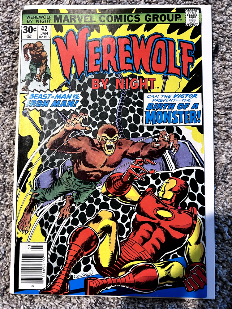 Werewolf By Night #42 VF- Birth of A Monster