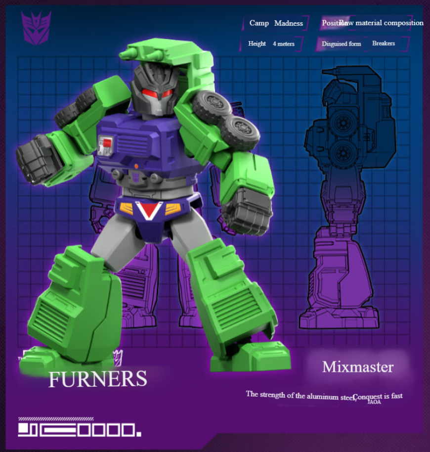 Mixmaster Transformers Blokees Galaxy Version 2nd 10.5cm Assembled Figure