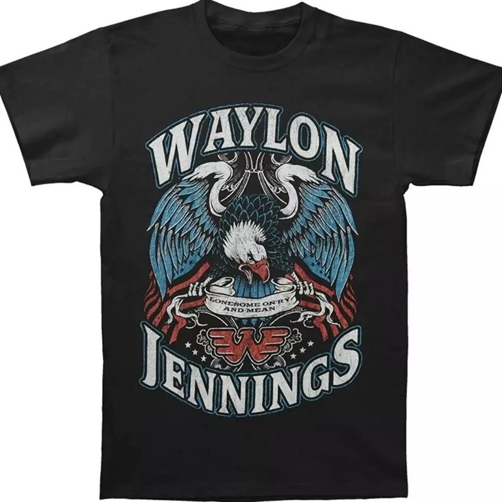 Waylon Jennings Singer Lonesome T-shirt Unisex TR3011_18