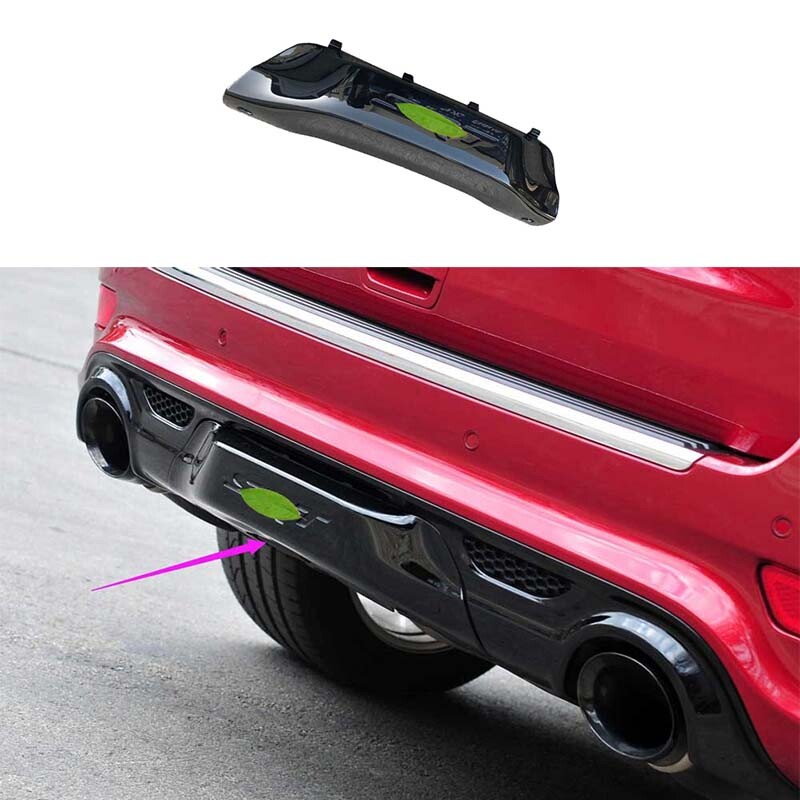 Black ABS For Jeep Grand Cherokee Rear Bumper Diffuser Spoiler Board 2011-2020