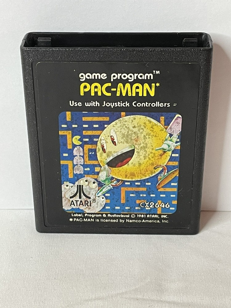 Pac-Man Pacman Pac Man (Atari 2600) Authentic Cartridge Only Cleaned Tested