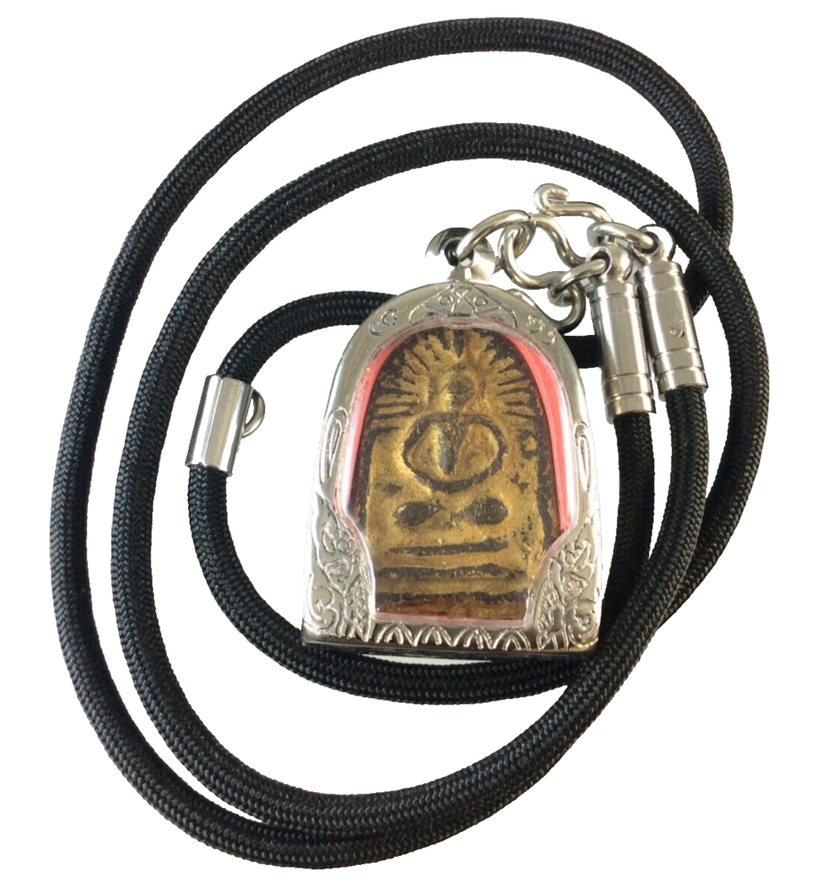 LP Boon POWERFUL Buddha Amulet SACRED Talisman ANCIENT Rare BLESSED Protection