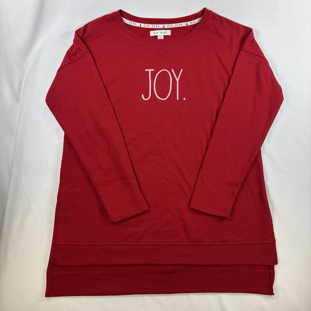 Rae Dunn Christmas Joy Long Sleeve Shirt Size S