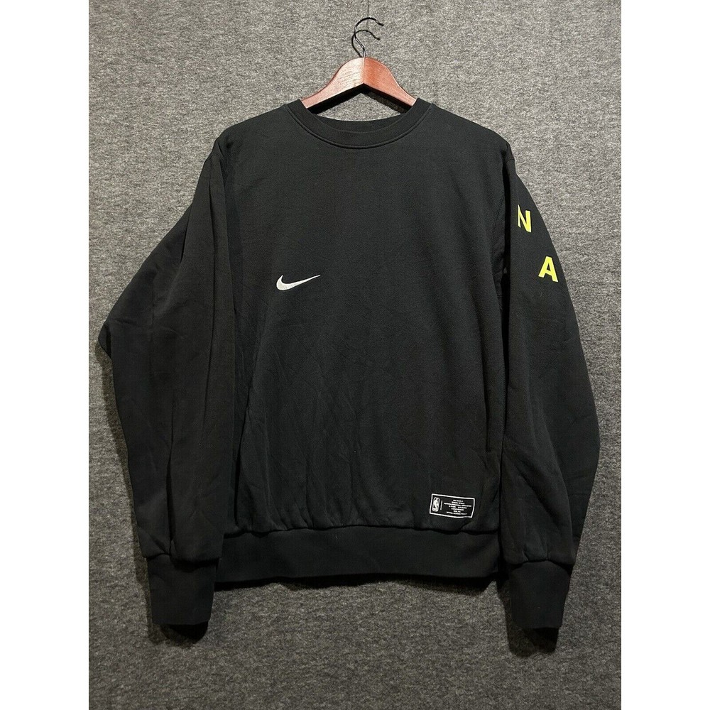 Nike x NBA 31 Team Logo Courtside Fleece Sweatshirt Men’s Size Medium Black