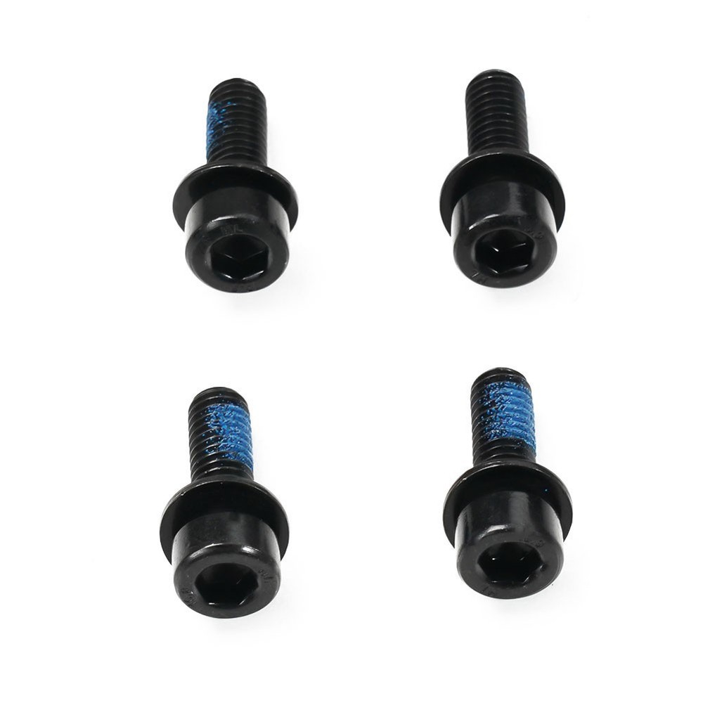 M6 Coated Bicycle Disc Brake Repair Screws Set of Four