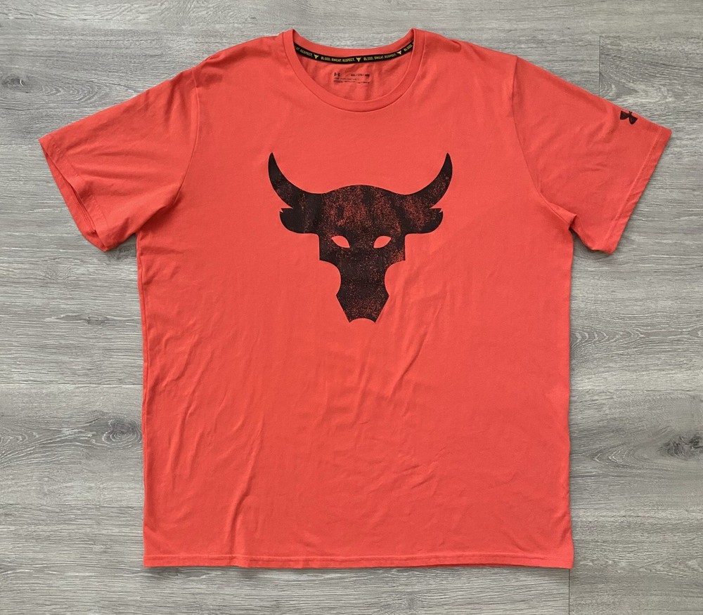 Under Armour Project Rock Brahma Bull 3XL Short Sleeve Performance Tee