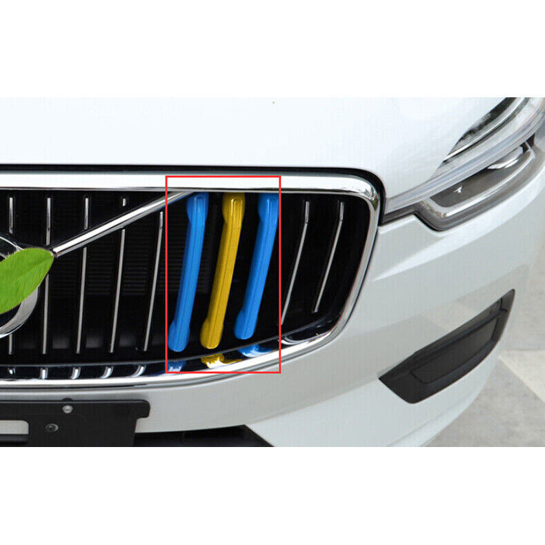 Volvo S90 2017-2025 3-Color Front Bumper Grille Trim Strip Cover  