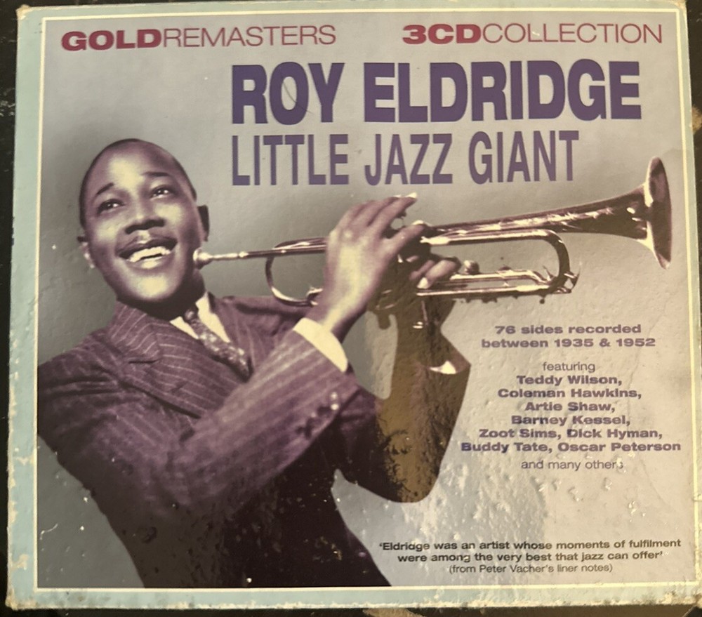 Roy Eldridge Little Jazz Giant 3CD Box Set Excellent Condition