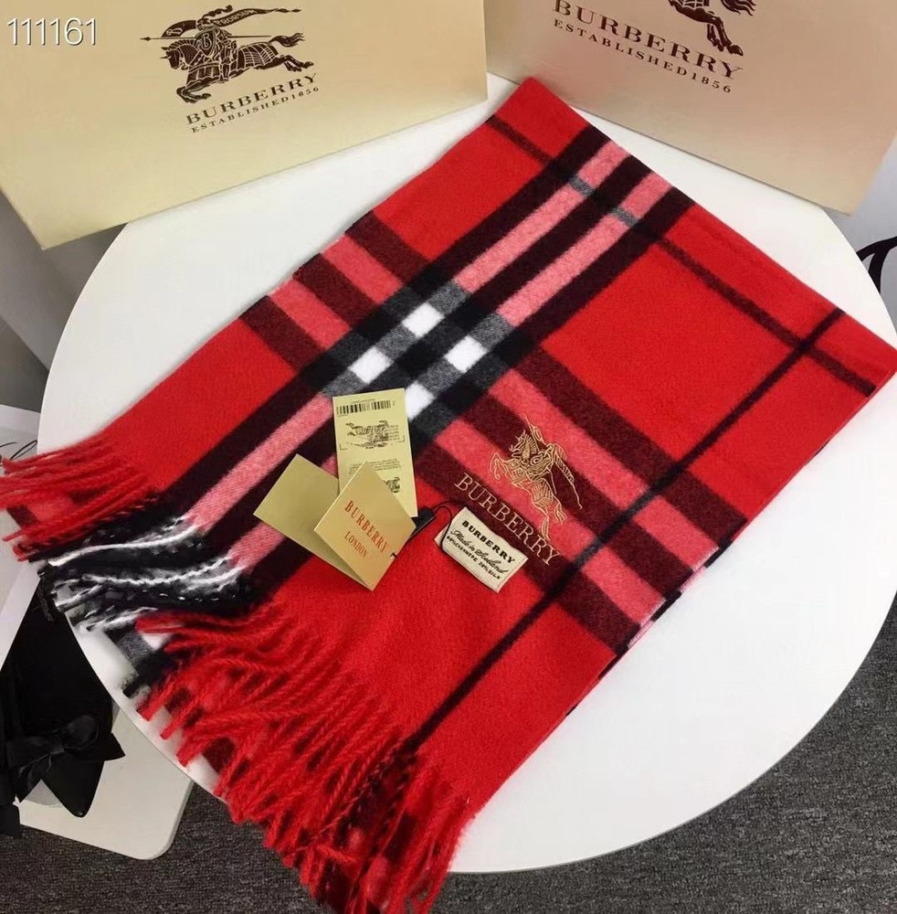 Burberry Fashion Character Scarf Size 30 x 180
