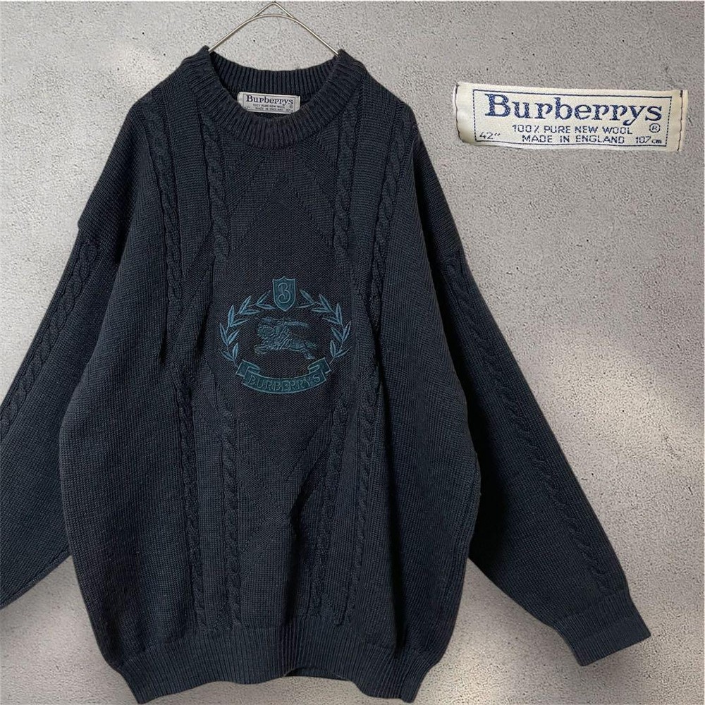 Burberry knit sweater Men's Fashion from Japan