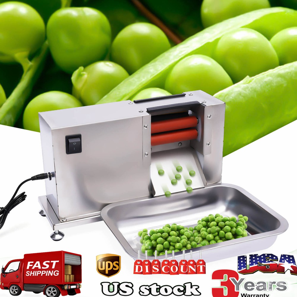 Commercial Electric Bean Pea Sheller – Semi-Auto Peeling Machine – Durable & Efficient