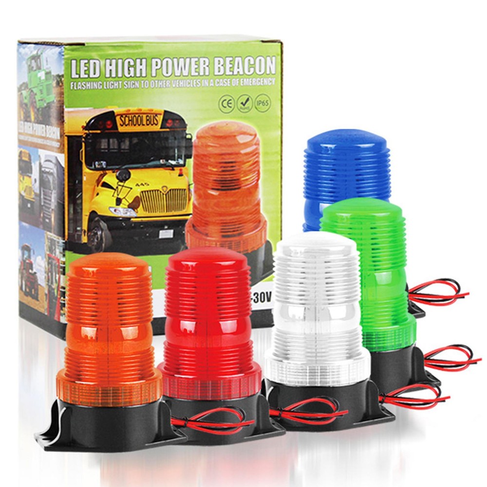 High-Visibility Emergency Strobe Light for Forklift Rooftop Warning Beacon
