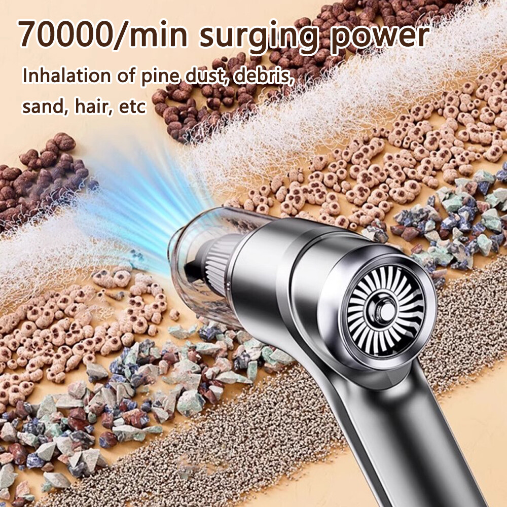 Portable 5500Pa Car Vacuum Cleaner Cordless Handheld Rechargeable Home DusterEQ