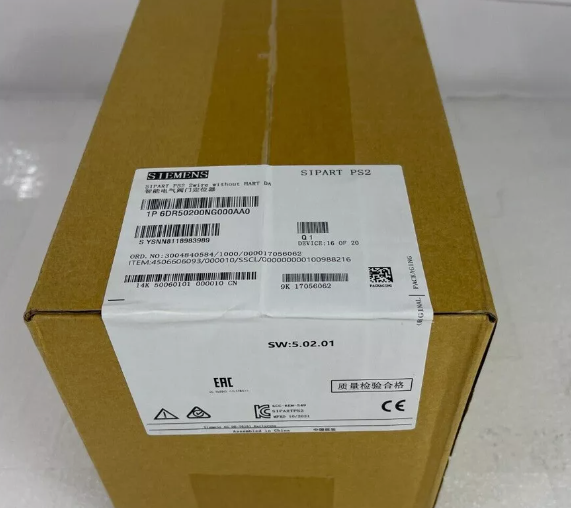 6DR50200NG000AA0 PRO SISMENS Electropneumatic Positioner  6DR5020-0NG00-0AA0