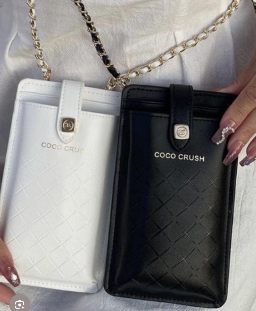 Chanel Beauty Coco Crush Black or White Quilted Phone Holder  - GWP