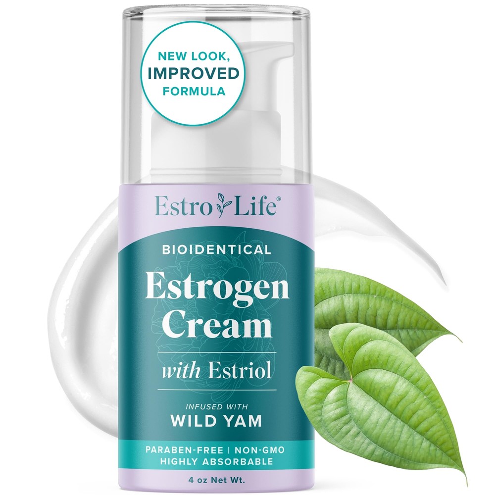 Estrogen Cream with Wild Yam Cream for Hormone Balance | Bioidentical Menopau...