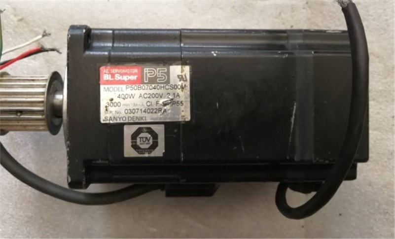 1Pc Sanyo Servo Motor P50B07040HCS00M Used va