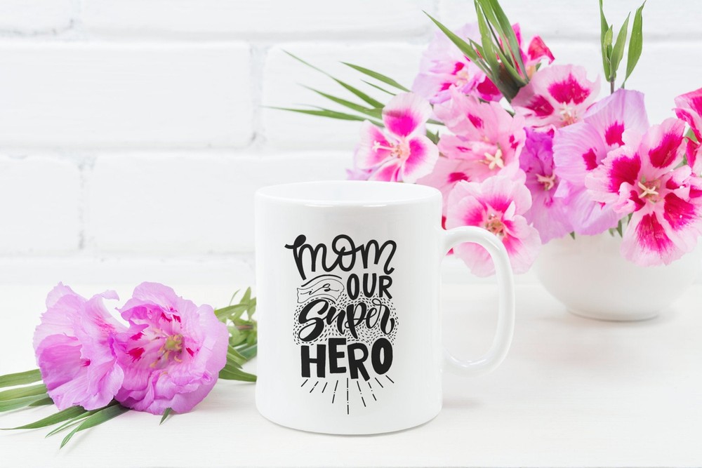 Superhero Mom Funny Coffee Mug Mom Our Super Hero Mother's Day Gift Mug Gift Mug