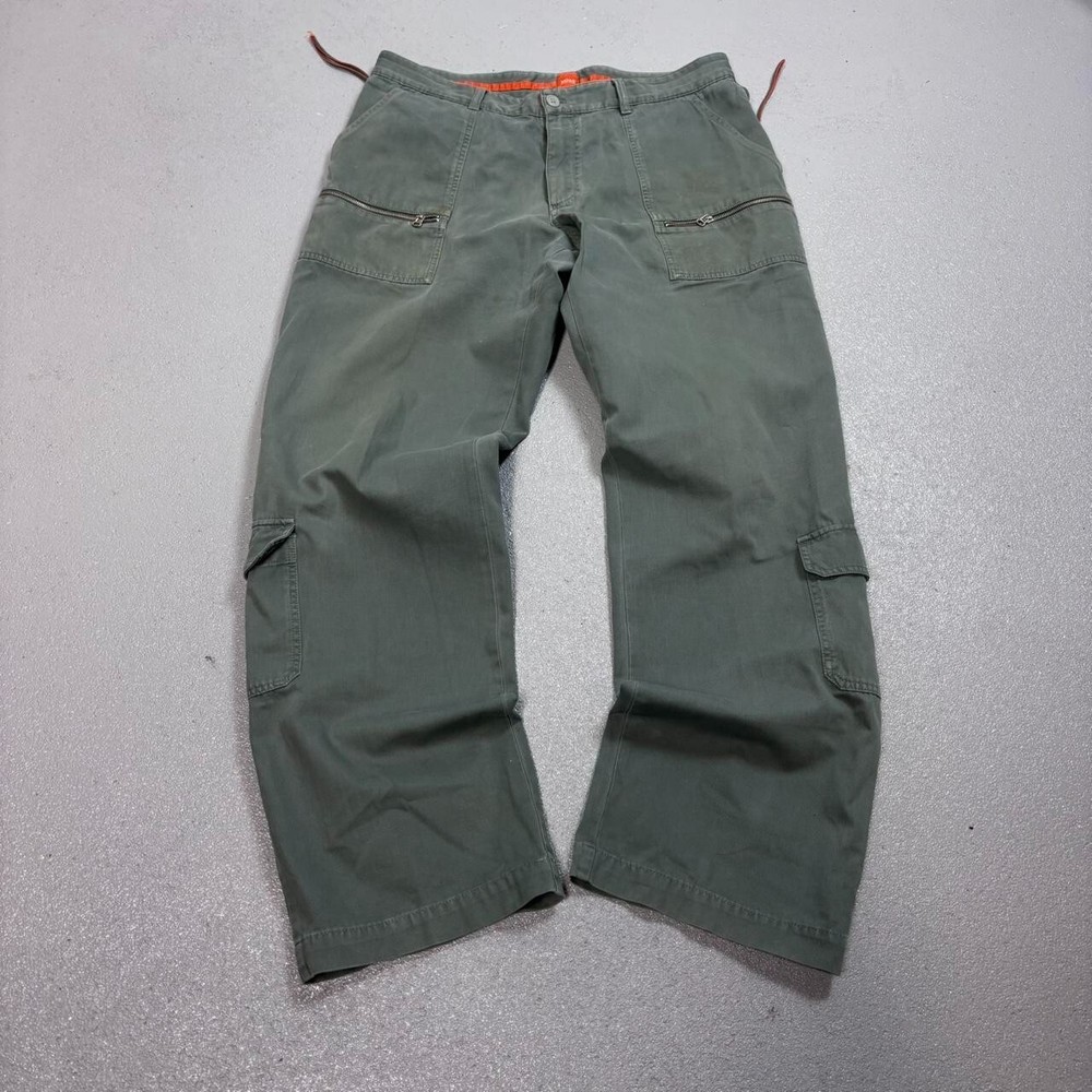 Vintage y2k 90s Hugo Boss Orange military cargo pants