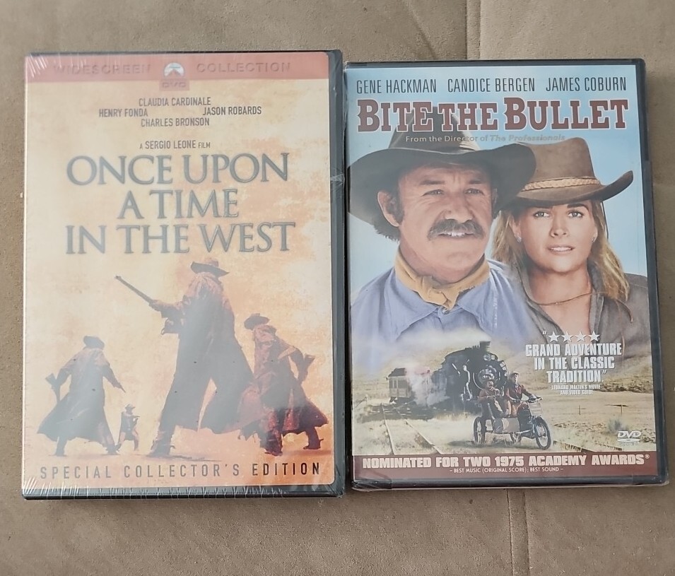 Once Upon a Time in The West Bite The Bullet DVD LOT BRAND NEW FACTORY SEALED