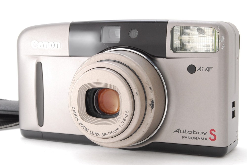 Tested![Near MINT] Canon Autoboy S Panorama 35mm Point & Shoot Film Camera JAPAN