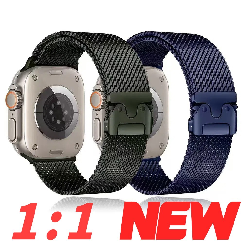Milanese Loop Mesh Band Strap for Apple Watch 10 9 8 7 SE 40/44/41/45/42/46/49mm