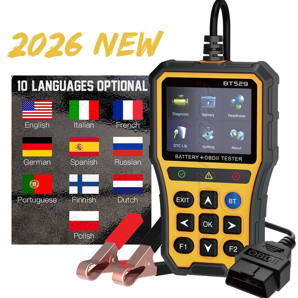 Bi-directional Scan Tool Bluetooth OBD2 Scanner Car All System Diagnostic