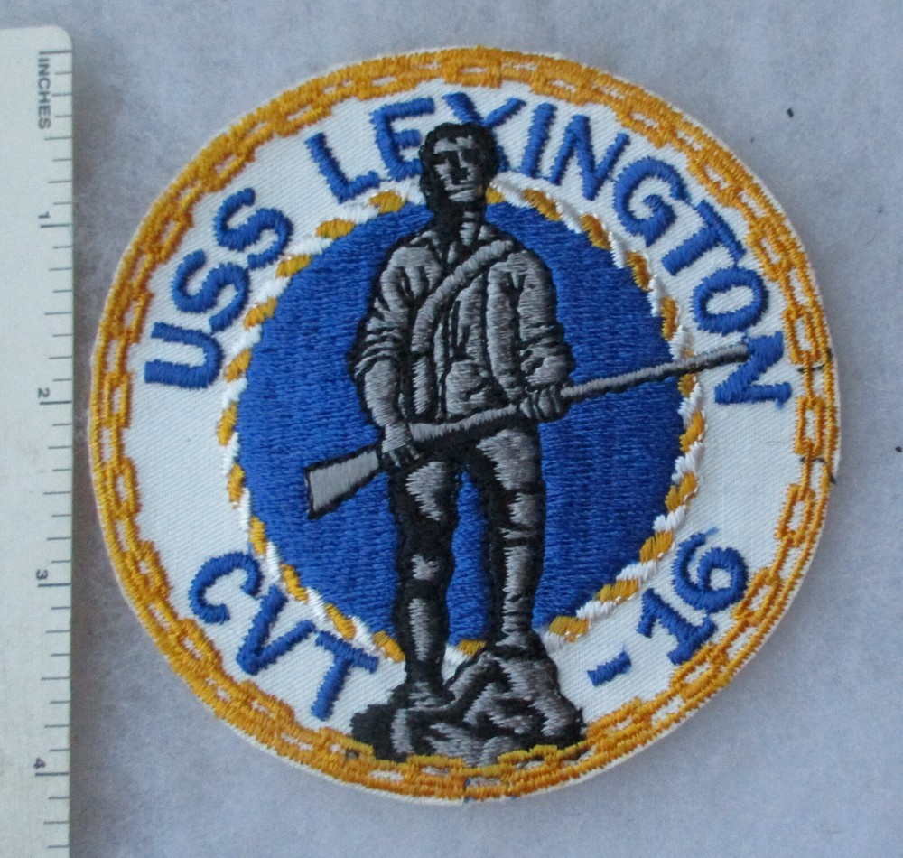 Original US NAVY USS LEXINGTON CVT-16 CARRIER PATCH