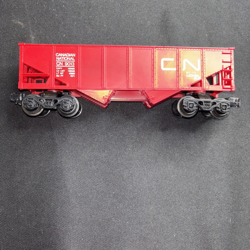 Lionel O Gauge 40' Canadian National CN 9013 Hobby Model Railroad Hopper