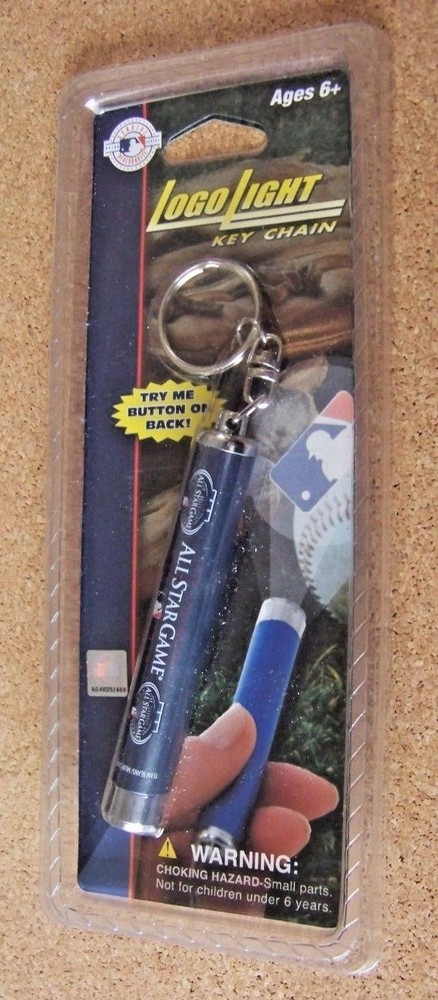 2008 MLB AS A.S. All-Star Game logo light key chain ring MLB