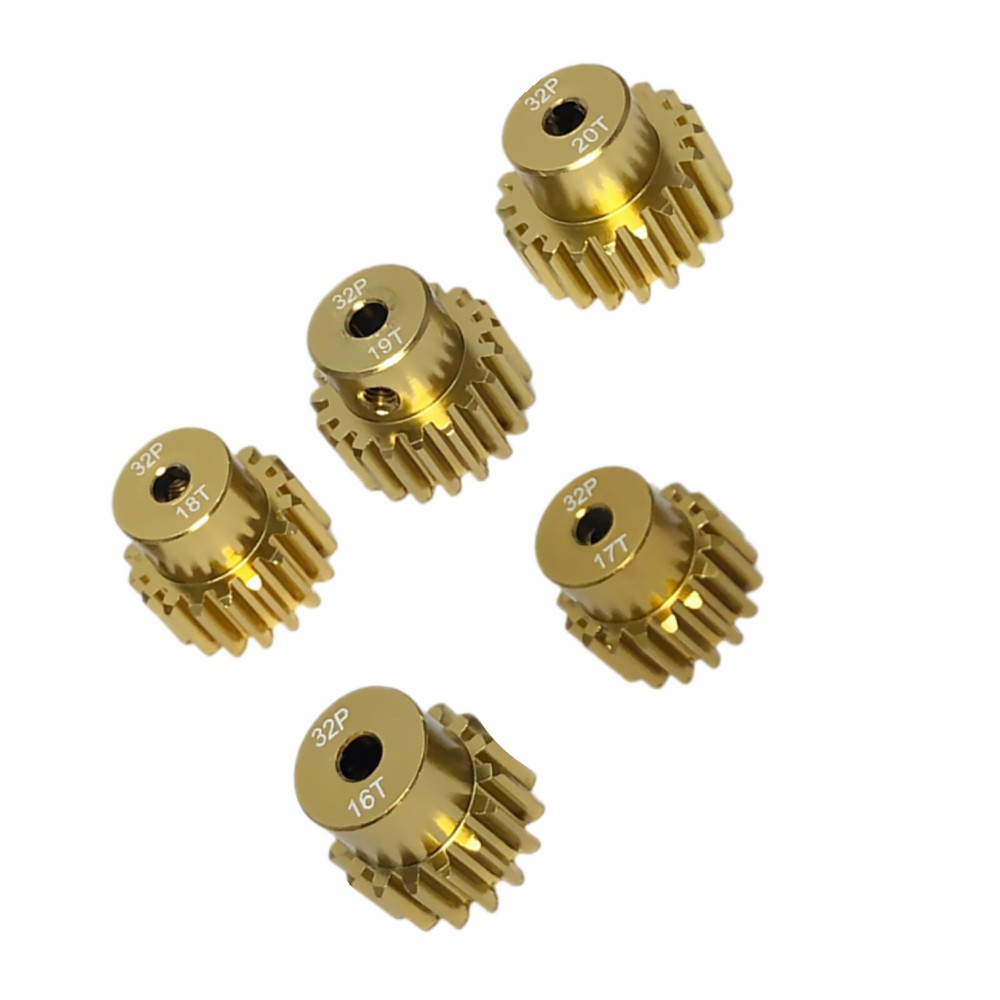 5* Metal Gear+5* Screw+1* Wrench For 1/10 RC Car Truck Brushed Brushless Motor B