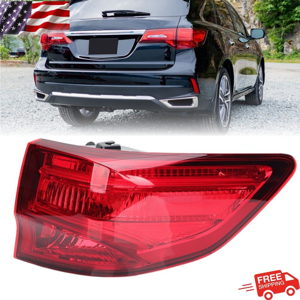 For 2014-2020 Acura MDX Outer LED Tail Lights Brake Lamps Right Side US