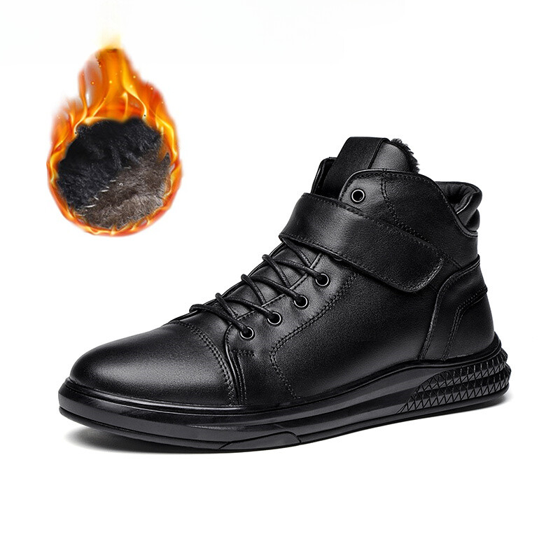 Winterproof Men's Waterproof Snow Boots Warm Ankle Business Sneakers