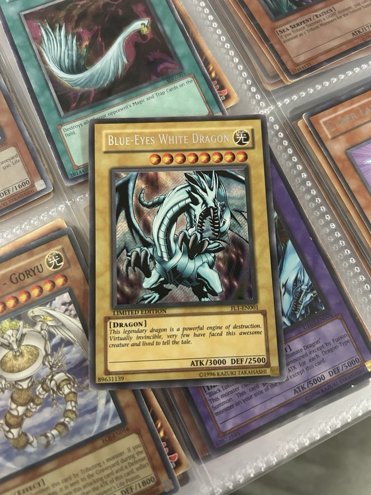 Blue-Eyes White Dragon FL1-EN001 Forbidden Legacy Limited Edition Yugioh Card