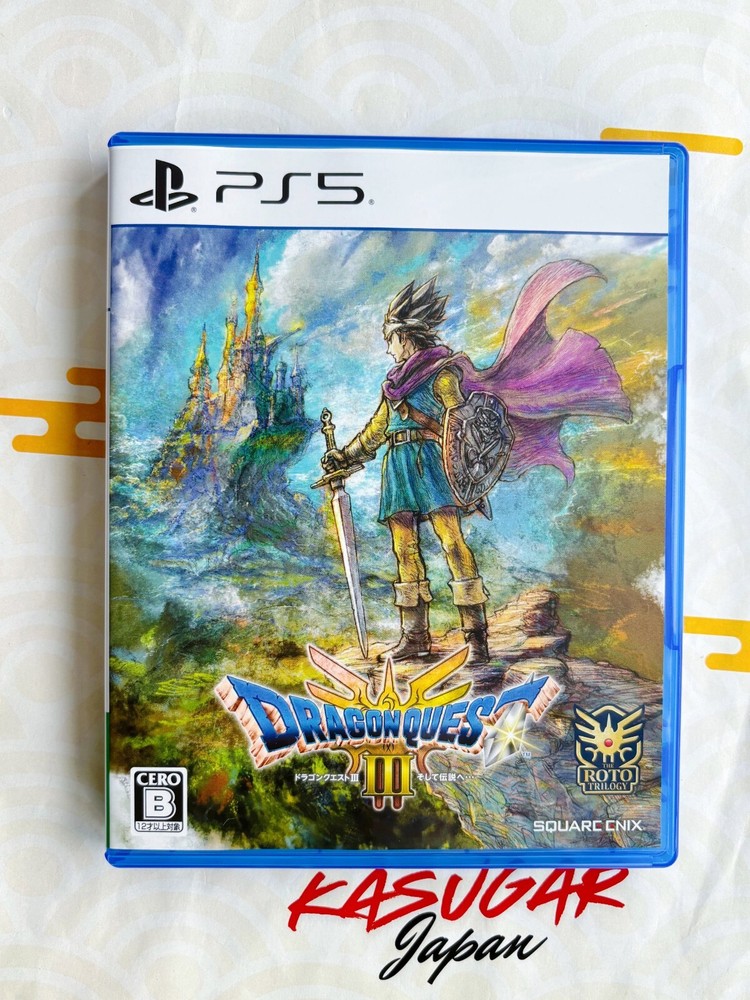 Dragon Quest III HD-2D Remake PS5 English Sub/Dub Multilingual from Japan USED
