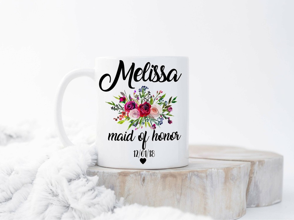 Custom Maid Of Honor Mug Personalized Maid Of Honor Gift Sister Coffee Gift Maid