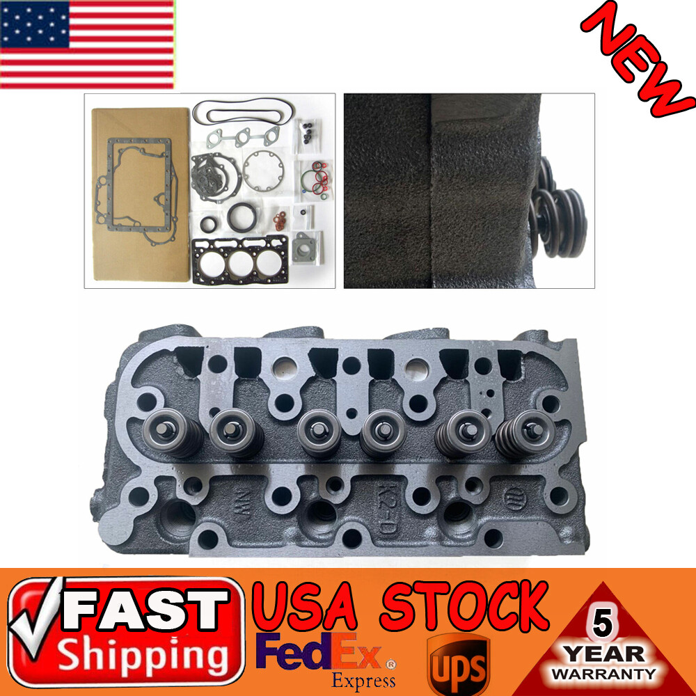 Kubota ZD28 ZD1211 D1105 Engine Cylinder Head Valves Spring Full Gasket Kit