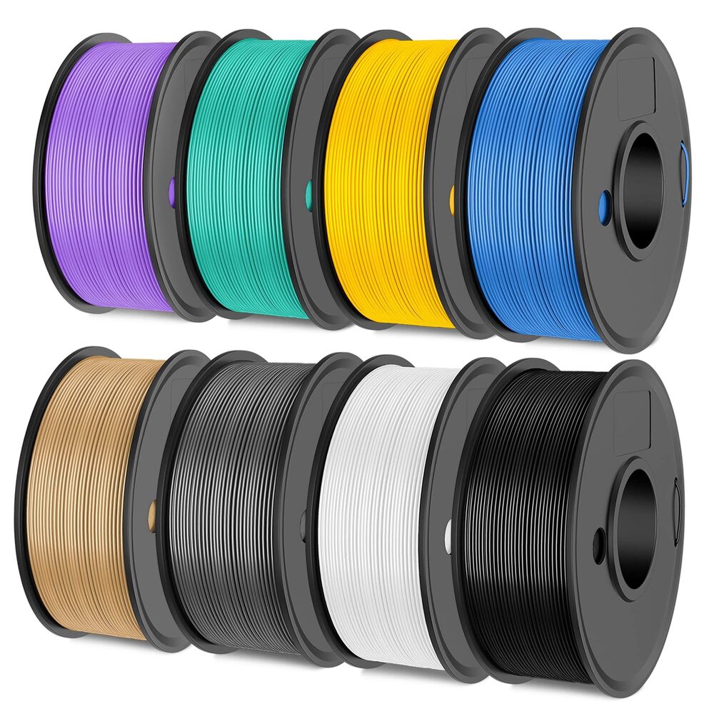 SUNLU 3D Printer Filament, Neatly Wound 250G Spool PLA Filament Bundle, 1.75m...