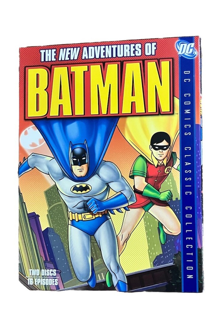 THE NEW ADVENTURES OF BATMAN DC COMICS CLASSIC COLLECTION 16 EPISODES 2 DVD's