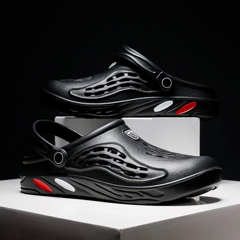 Men's And Women's Casual Clogs | Slip On Shoes | Waterproof Gray Sandals Size US