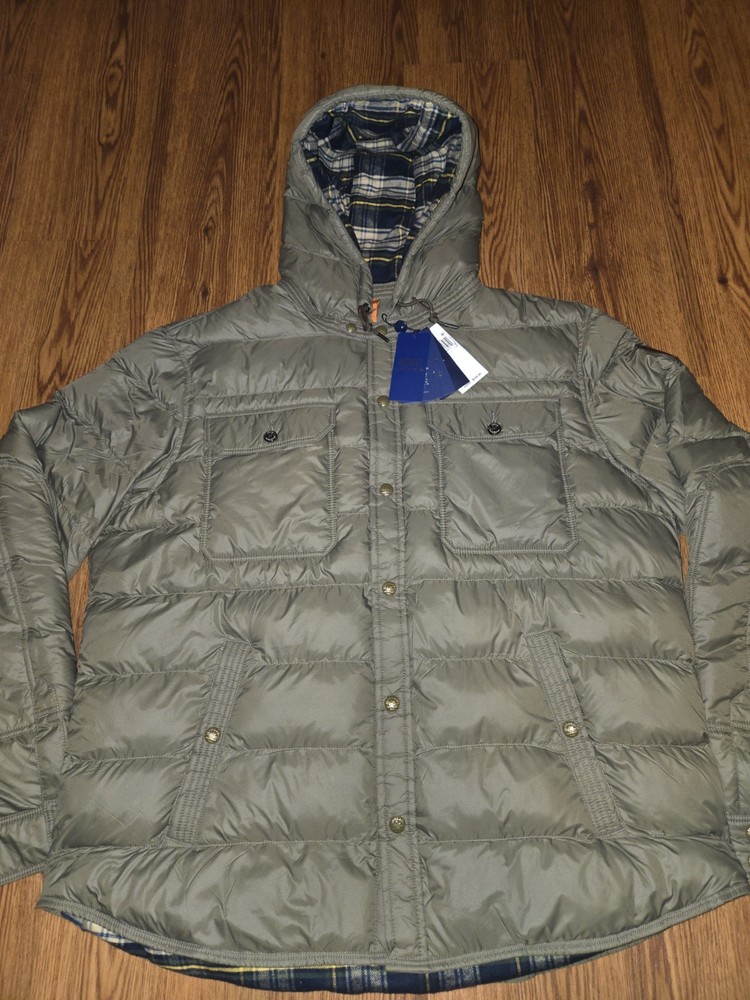 Polo Ralph Lauren The Colden Water-Repellent Quilted Puffer Jacket Green XL BNWT
