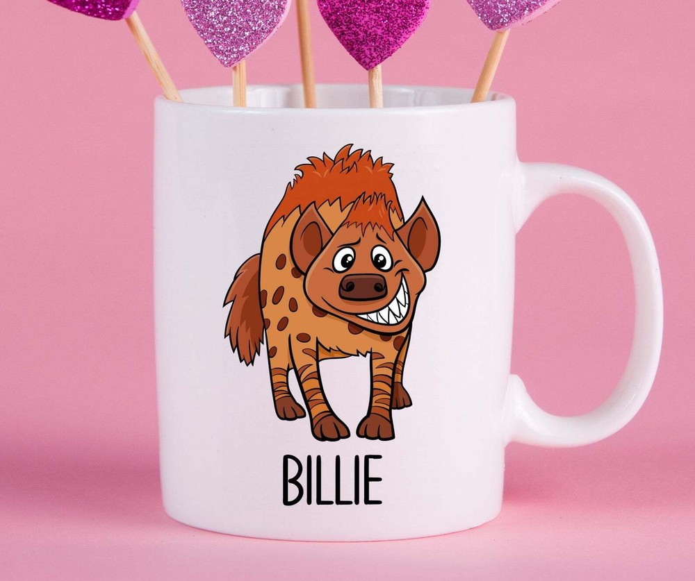 Personalized Hyena Mug Hyena Gift Ideas Hyena Cup Gifts For Hyena Lovers Hyena