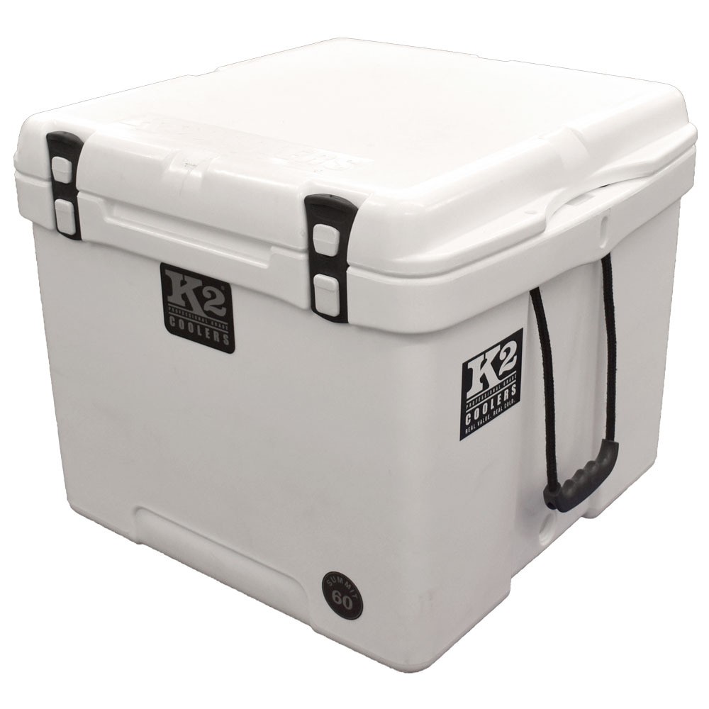 K2 Boat Summit Cooler S60W | 60 Quart White Insulated