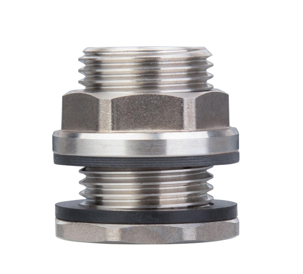 SSBF020 Stainless Steel 304 Bulkhead Tank Fitting (Double Female 1/2” NPT/