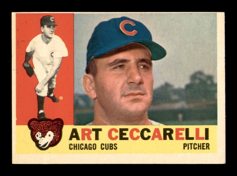 1960 Topps Set Break #156 Art Ceccarelli NM *OBGcards*