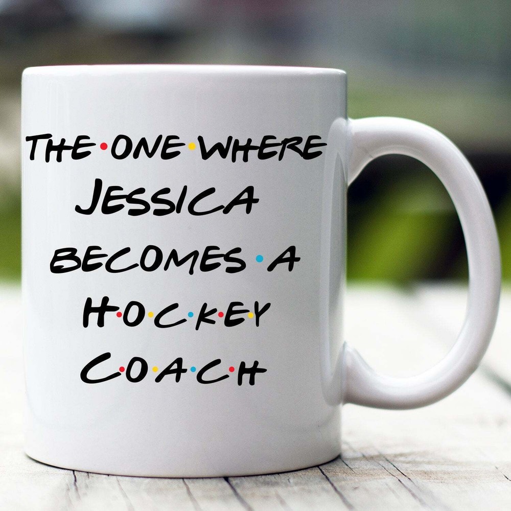 Personalized Hockey Coach Mug The One Where Becomes Hockey Coach Custom Hockey