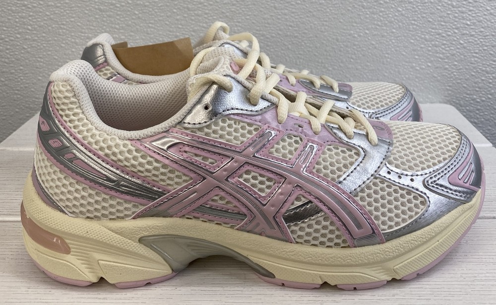 Asics Gel-1130 Casual Sneakers Women's Size 7 Mesh Cream/Barely Rose Athletic