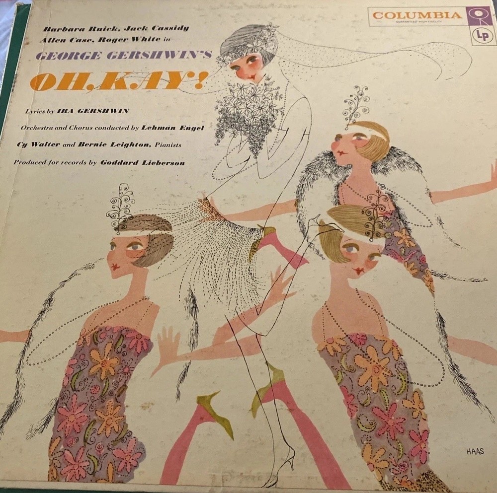 Oh, Kay! – Original Broadway Cast – Columbia CL 1050 – Vintage Musical LP