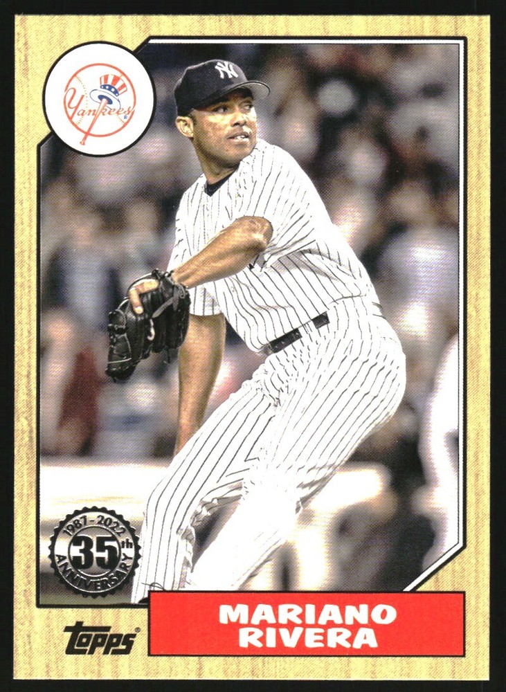 2022 Topps Update '87 Topps #87TBU42 Mariano Rivera